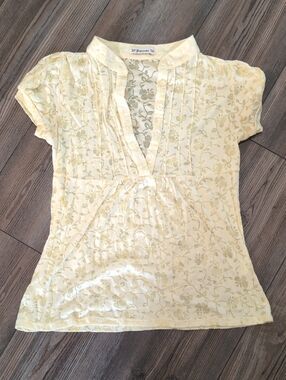 Forever 21 Yellow Blouse Small